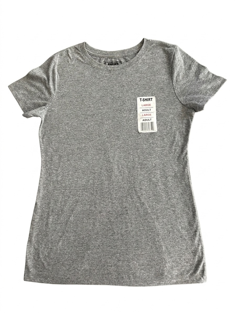 Bud Light Heather Grey Graphic Tee Fitted Women's Large NWT
